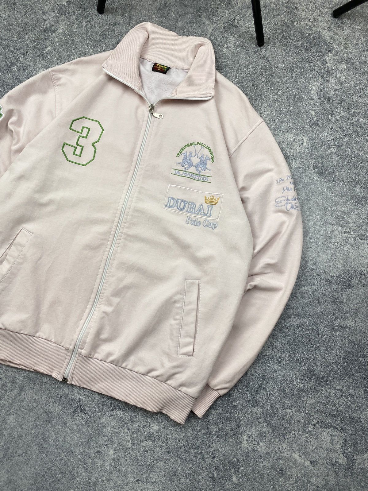 La Martina × Porsche Design LA MARTINA Dubai Polo Team Full Zip Cardigan Size L-XL Size US XL / EU 56 / 4 - 3 Thumbnail