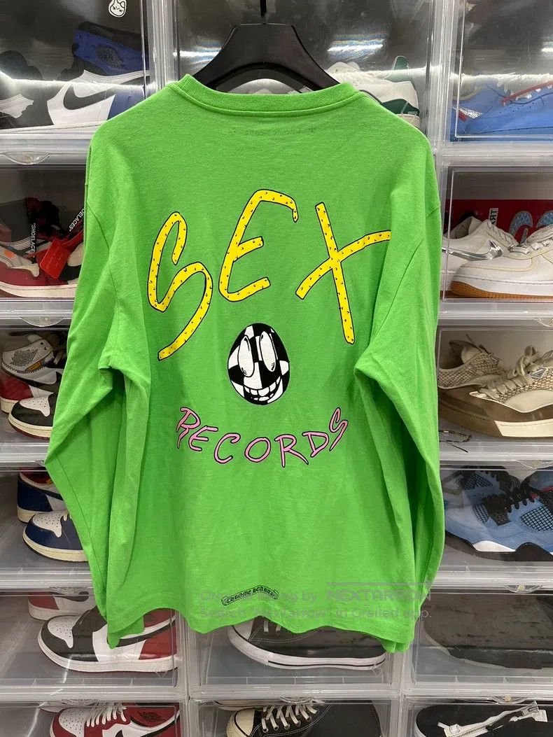 Chrome Hearts CHROME HEARTS Size XL Mattyboy graffiti Apple Green Long Sl Size US XL / EU 56 / 4 - 3 Thumbnail