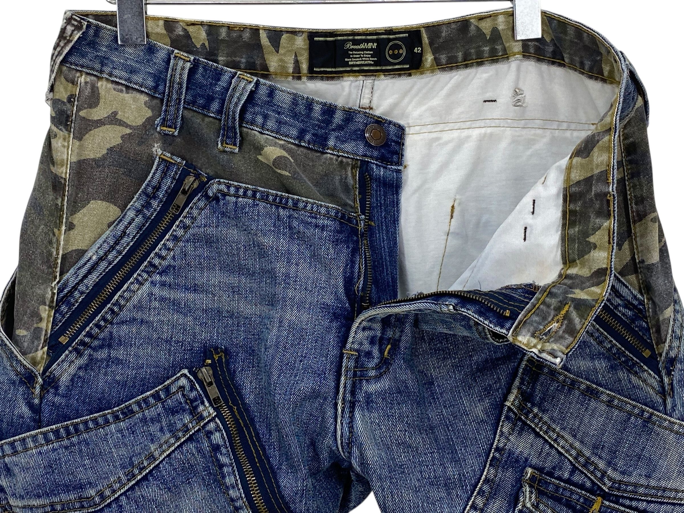 Japanese Brand BreathMINt Double-Waist Denim Jeans (Japanese Brand) Size US 31 - 9 Thumbnail