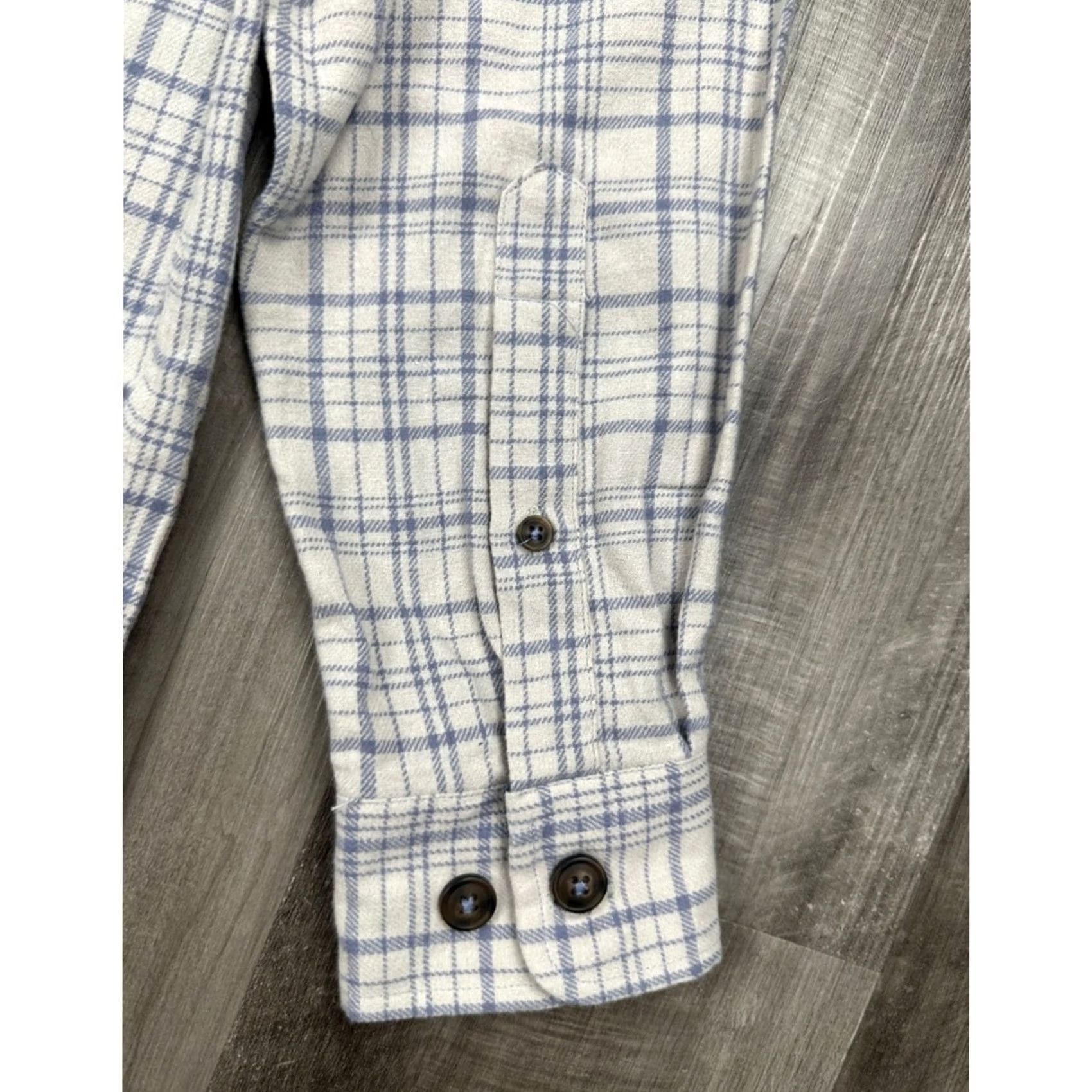 Vintage Southern Marsh Flannel Plaid Long Sleeve Shirt - M Mens Gray Size US M / EU 48-50 / 2 - 4 Thumbnail