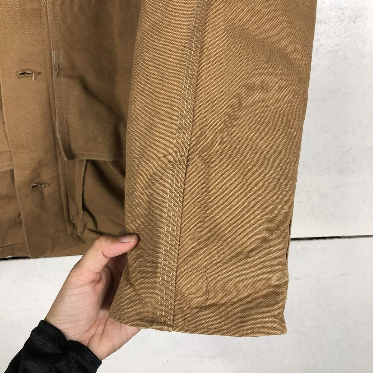 Carhartt 🔥VINTAGE CHORE WORK JACKET CARHARTT CB256 BLANKET LINING Size US M / EU 48-50 / 2 - 15 Thumbnail