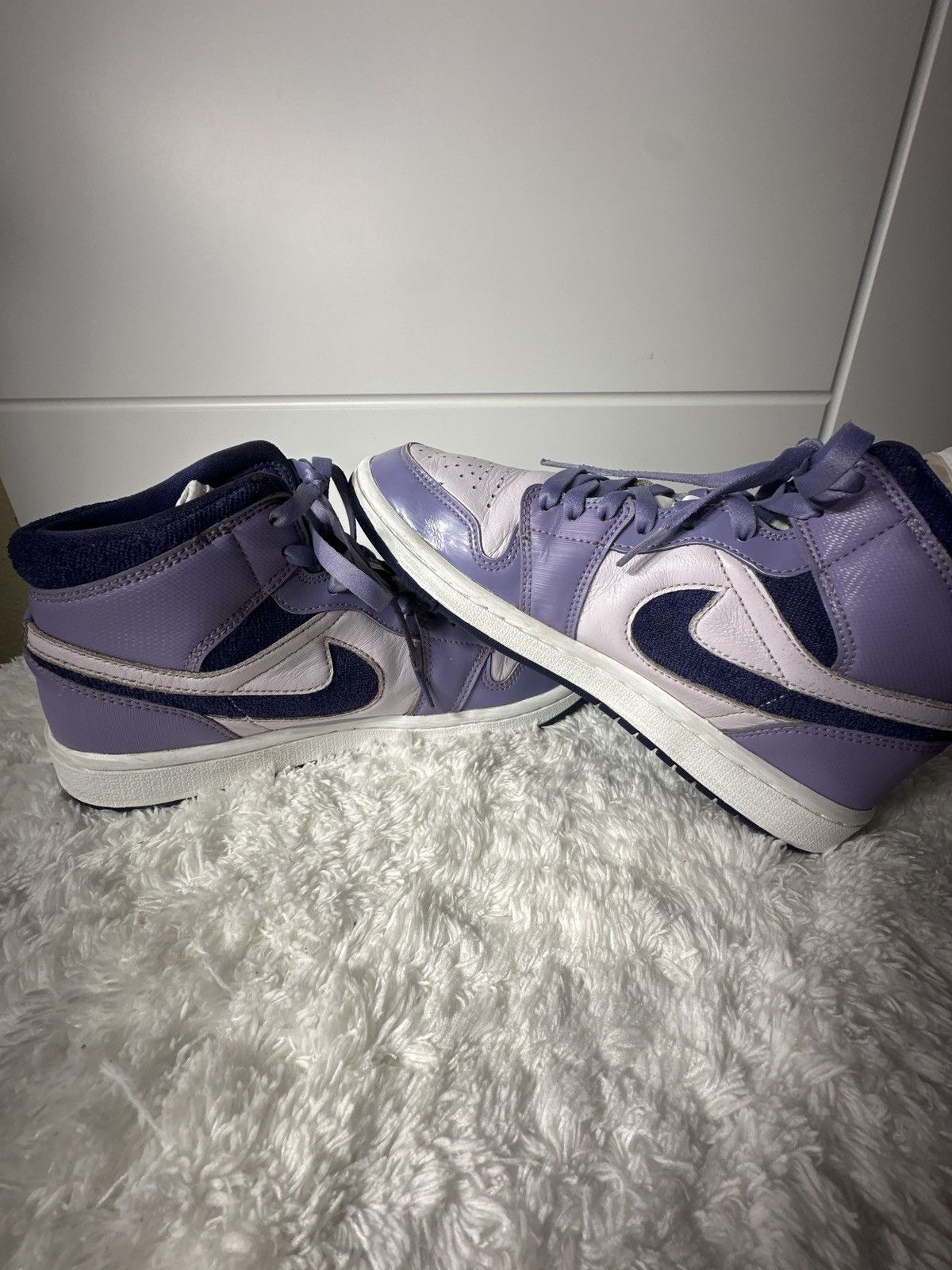 Jordan Brand Jordan 1 Mid SE Chenille Sky J Light Purple (Women's) Size US 7.5 / IT 37.5 - 5 Thumbnail