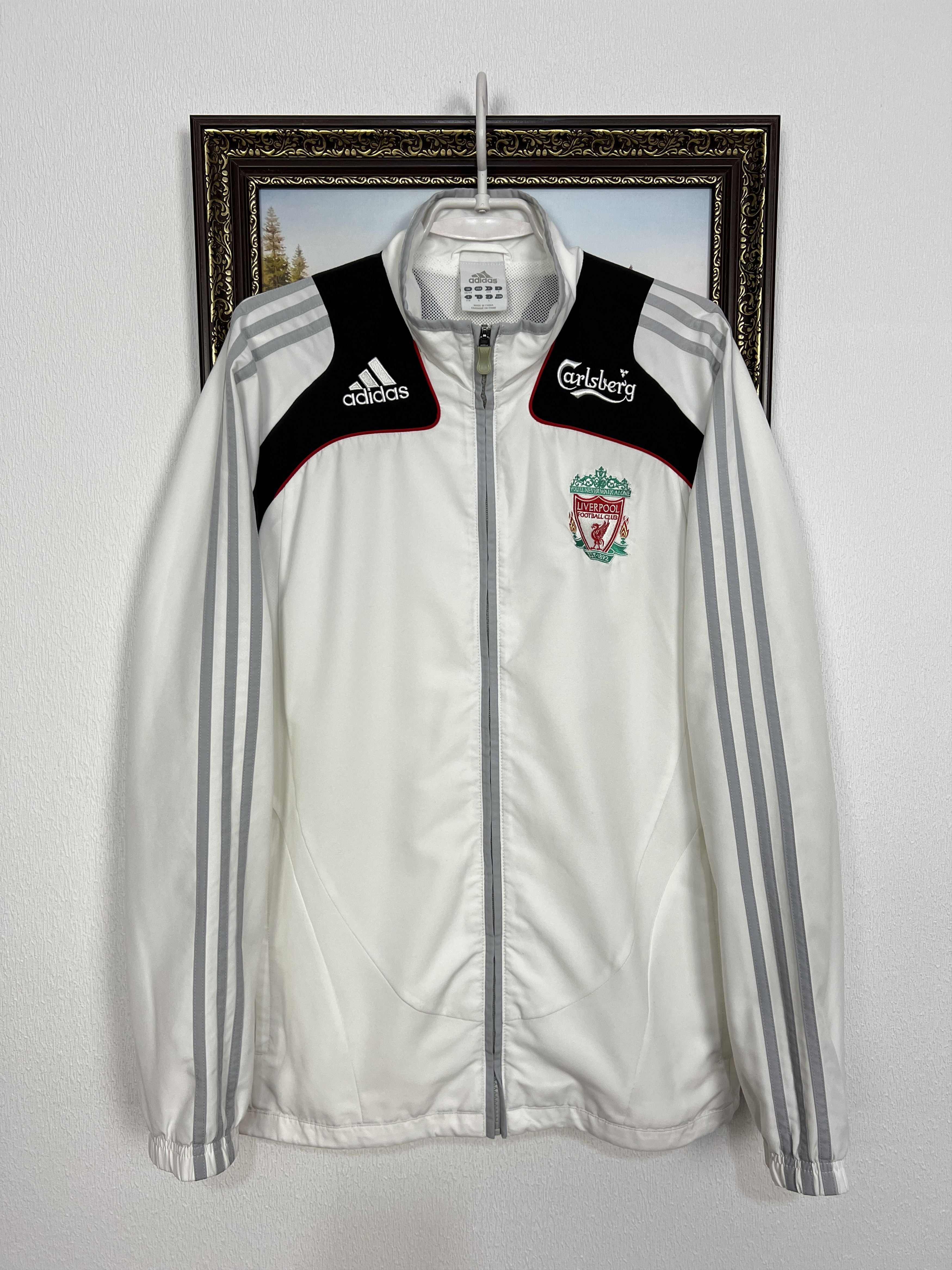Adidas Vintage Adidas Liverpool Football Jacket Soccer Track Top Size US M / EU 48-50 / 2 - 1 Thumbnail