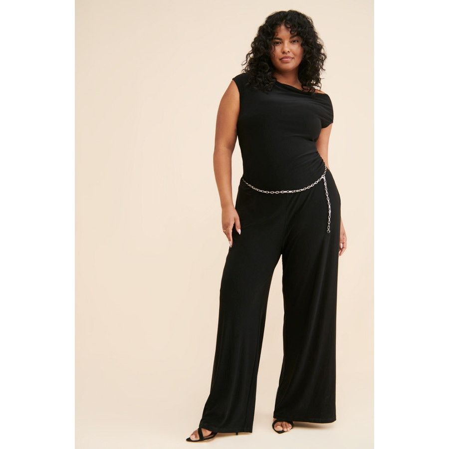 Free People Free People Yumi Kim Maternity Virginia Jumpsuit Black 1X Size 38" / US 16 / IT 52 - 3 Thumbnail