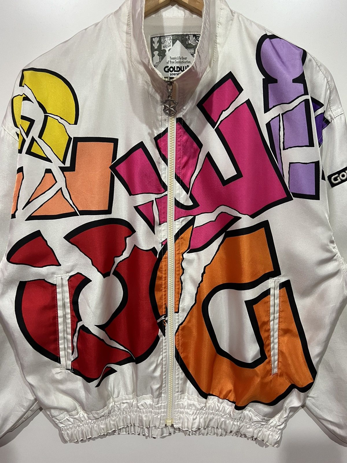 Goldwin 🔥 GOLDWIN DESCENTE OVERPRINT BOMBER SKI WEAR - M Size US M / EU 48-50 / 2 - 4 Thumbnail