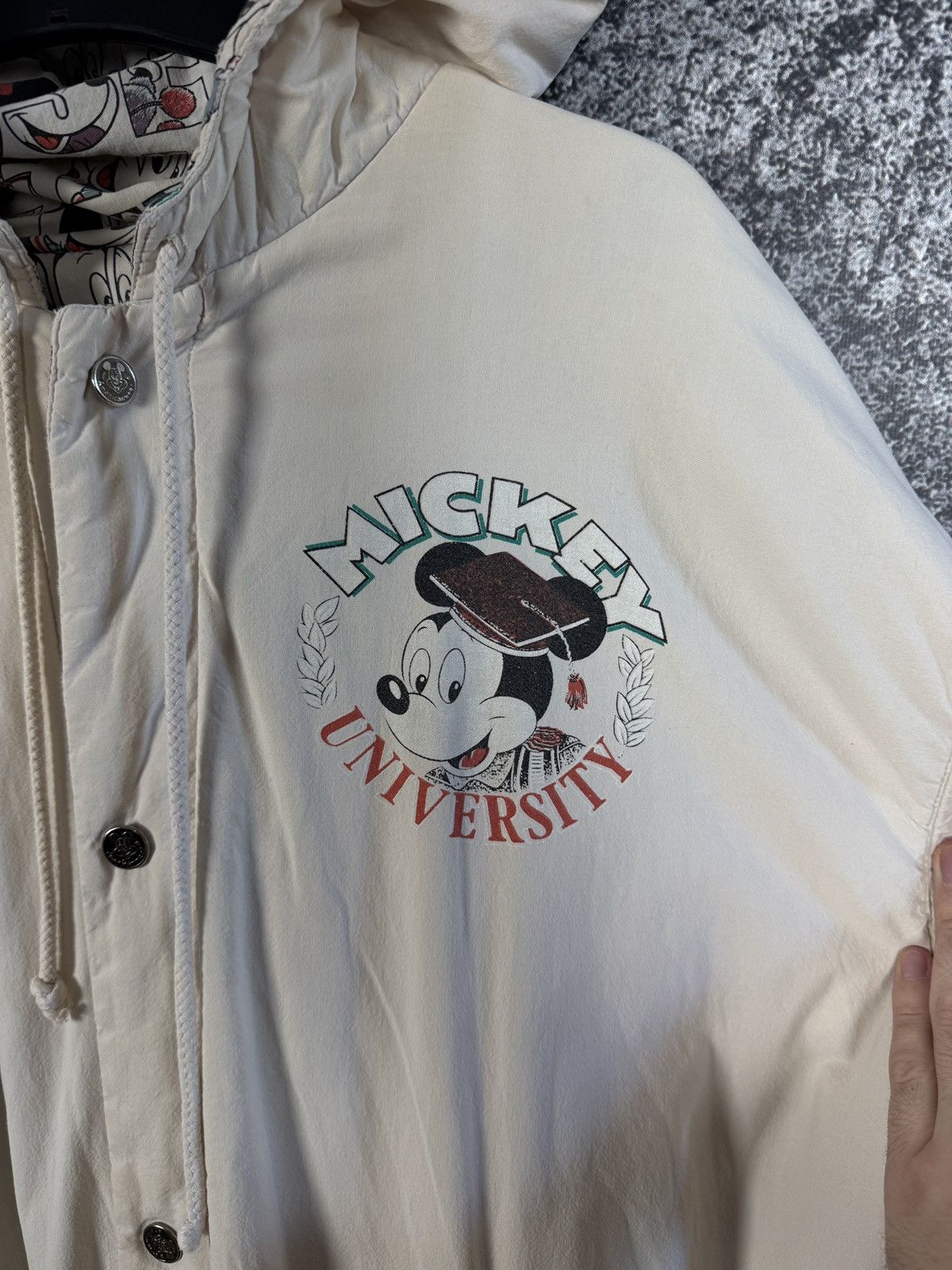 Disney Rare Vintage Mickey Disney Americanwear Reversible Jacket Size US XL / EU 56 / 4 - 11 Thumbnail