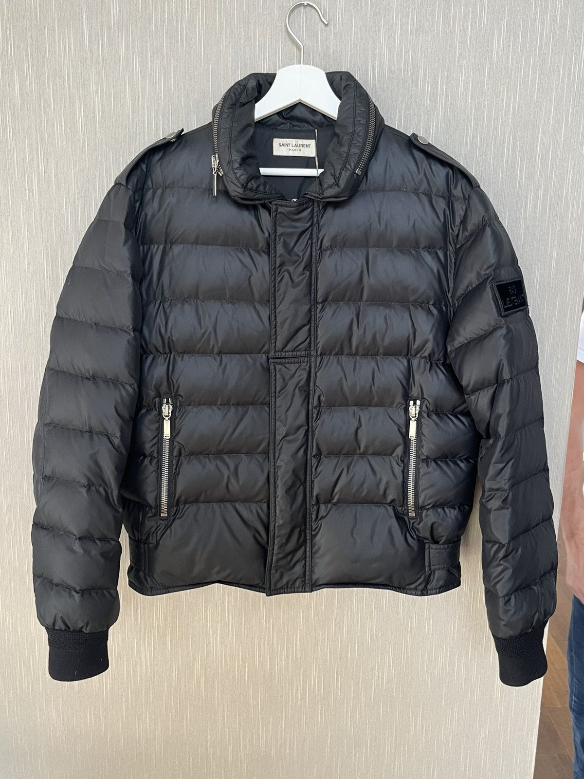 Saint Laurent Paris Saint Laurent - shearling corduroy bad