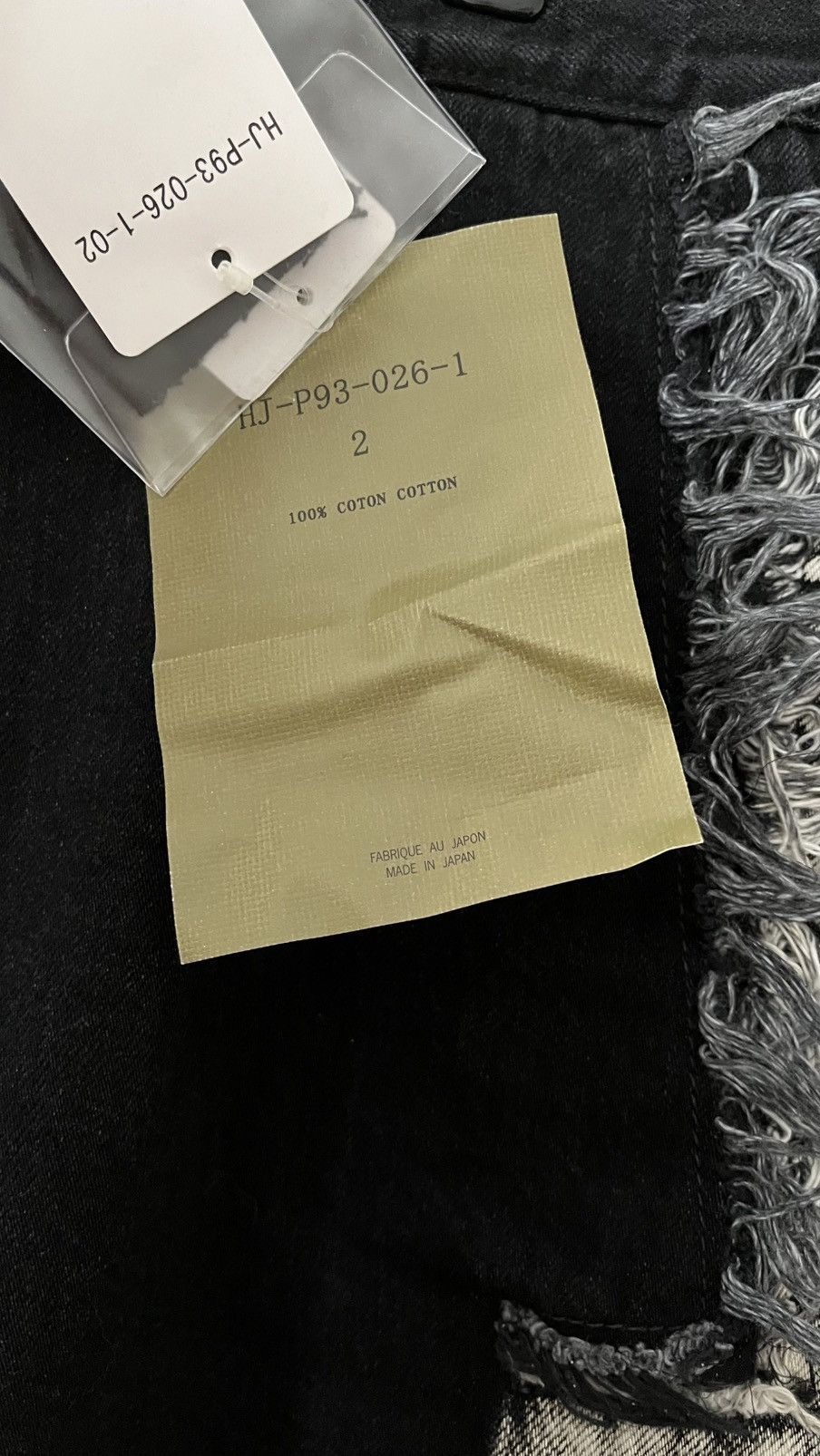 Yohji Yamamoto Yohji Yamamoto Wide Denim pants - Spotted Horse Size US 34 / EU 50 - 12 Thumbnail