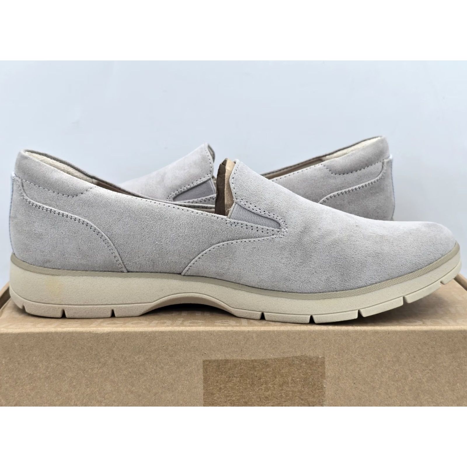 Scholl Dr. Scholl's Womens Next One Slip On Loafer Soft Grey Sz 11 M NIB - Flat - Shoes Size US 11 / IT 41 - 7 Thumbnail