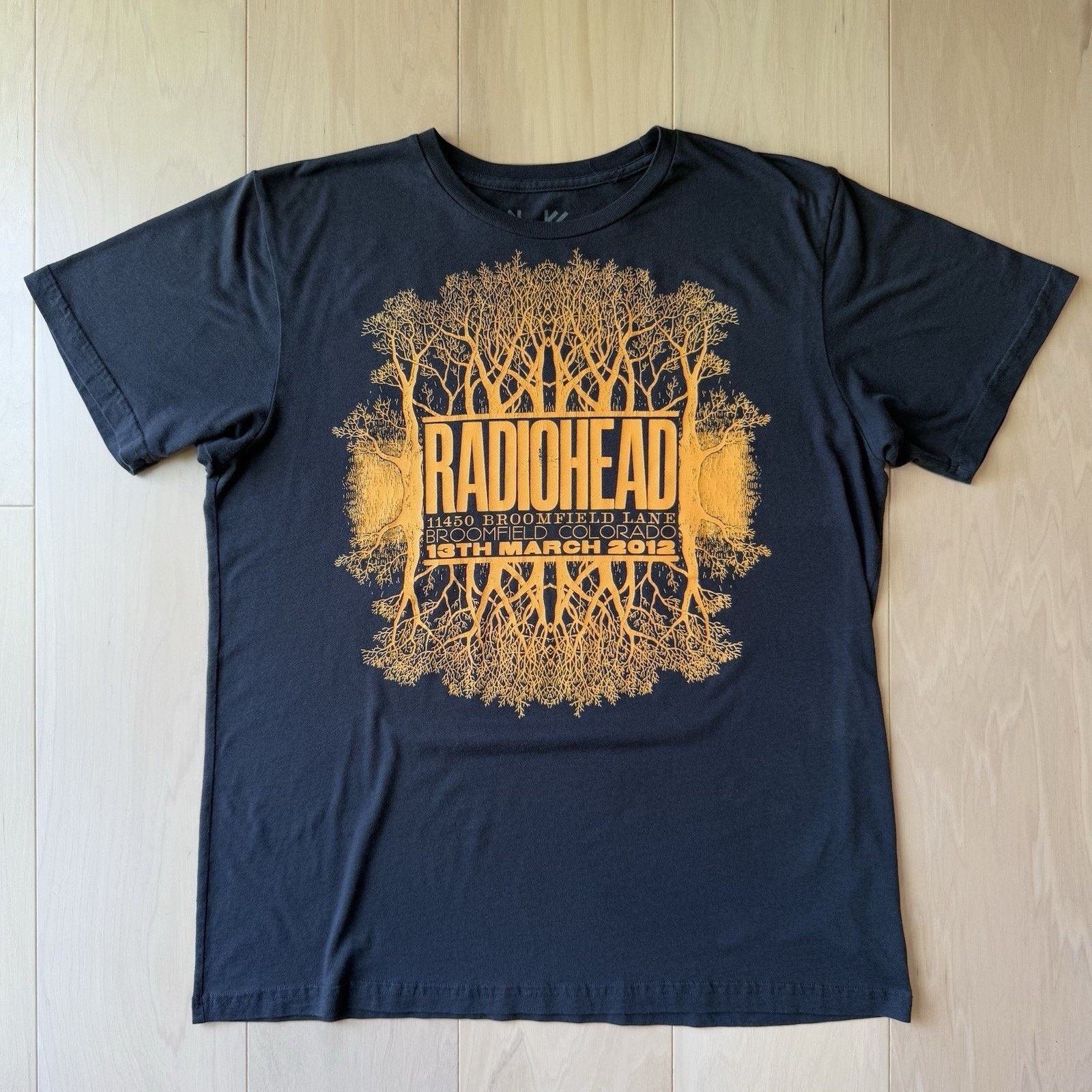 Vintage Radiohead Shirt XL Gray Waste Clothing Rock Music 2012 Tour Size US XL / EU 56 / 4 - 2 Thumbnail