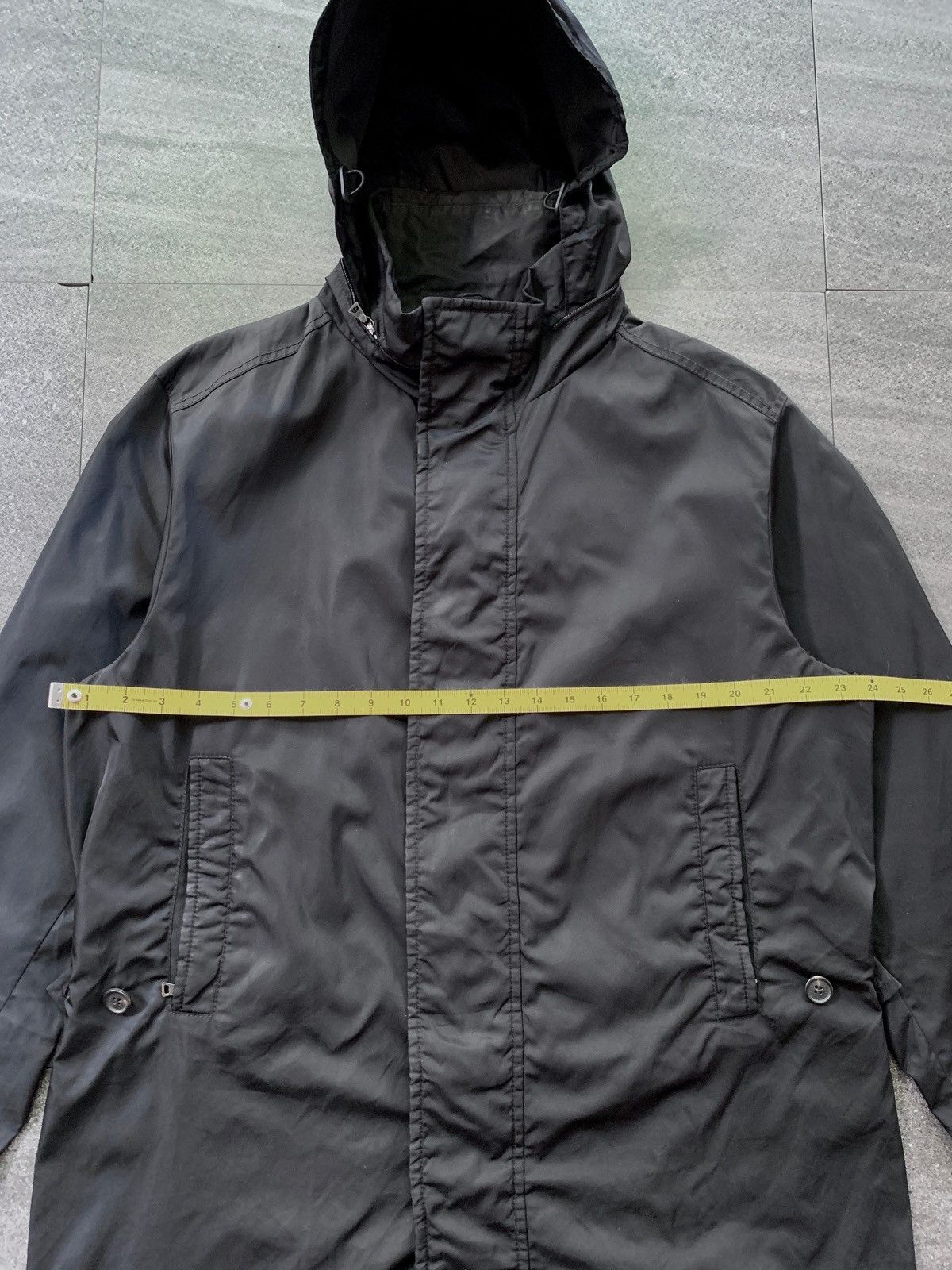 Prada FREE TAX! 2000s Convertible Nylon Long Coat Jacket Size US L / EU 52-54 / 3 - 21 Thumbnail