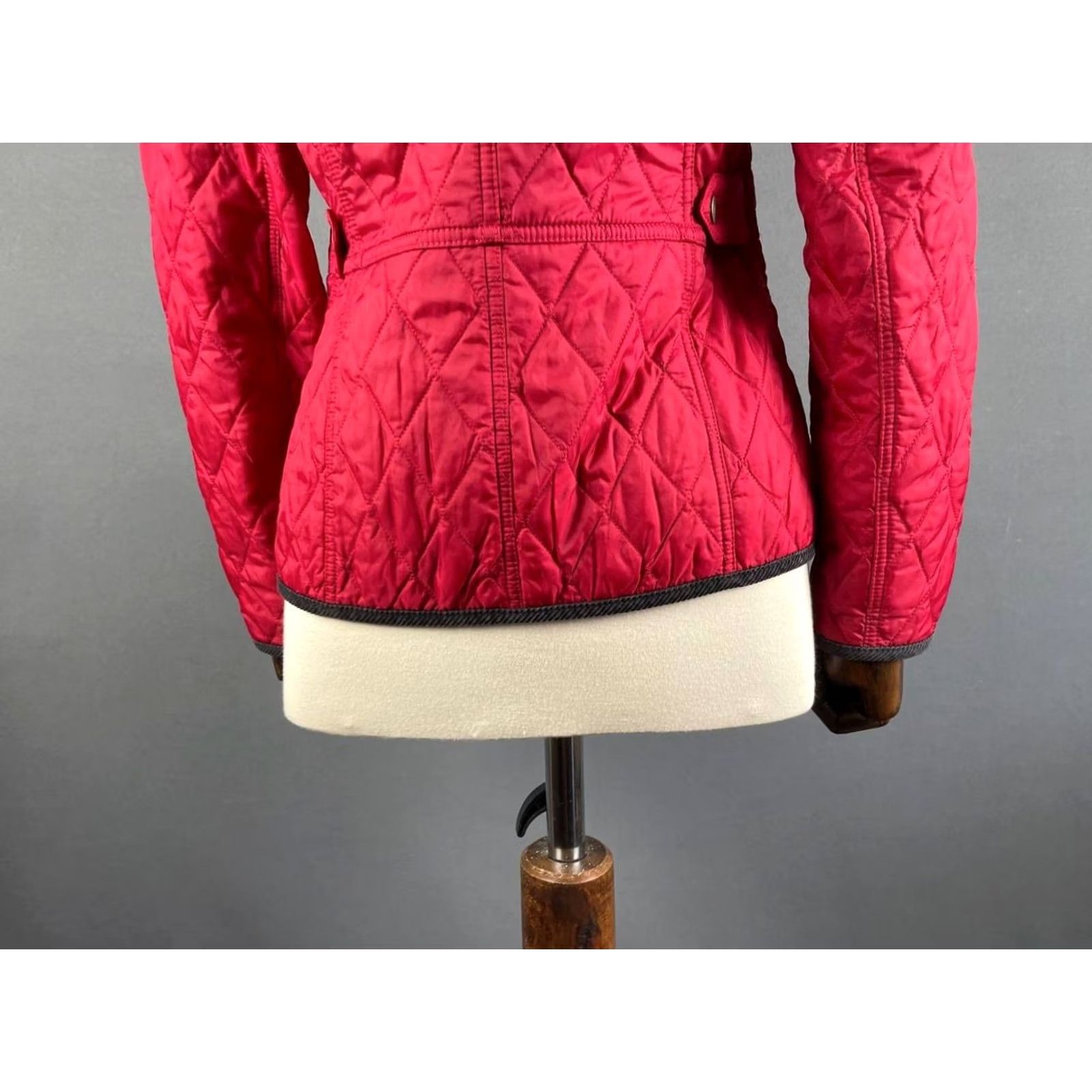 Barbour Barbour Parka Jacket Womens Size 6 Red Quilted Polyamide Long Sleeve Button Size M / US 6-8 / IT 42-44 - 7 Thumbnail
