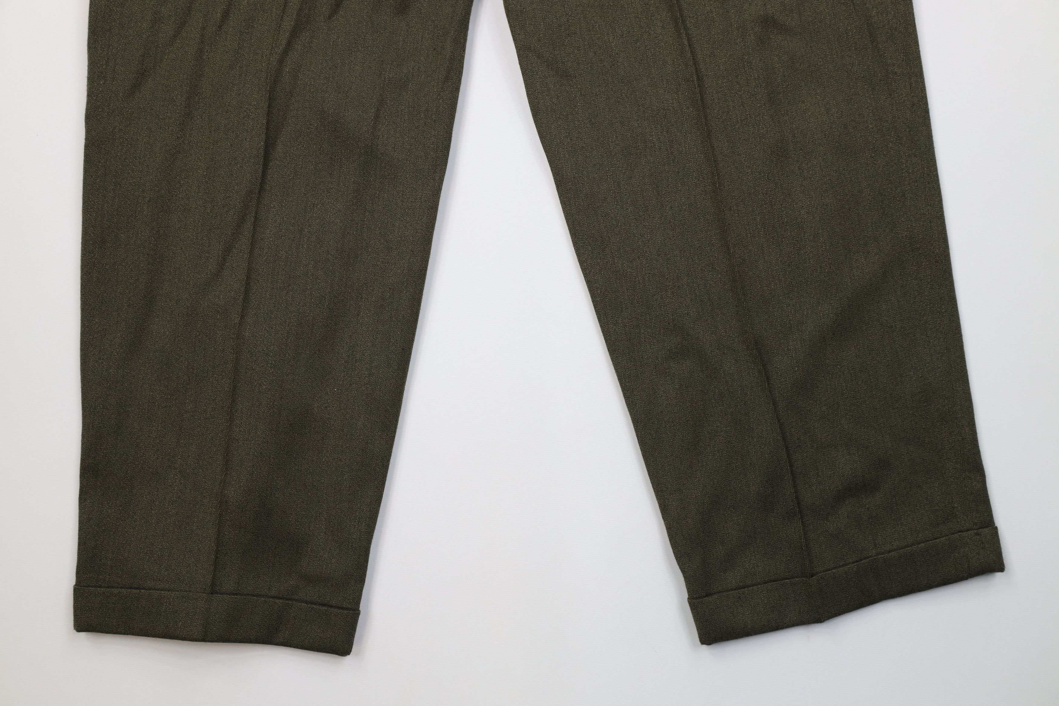 Vintage Vintage 90s Streetwear Wool Knit Wide Leg Chino Pants Size US 38 / EU 54 - 15 Thumbnail