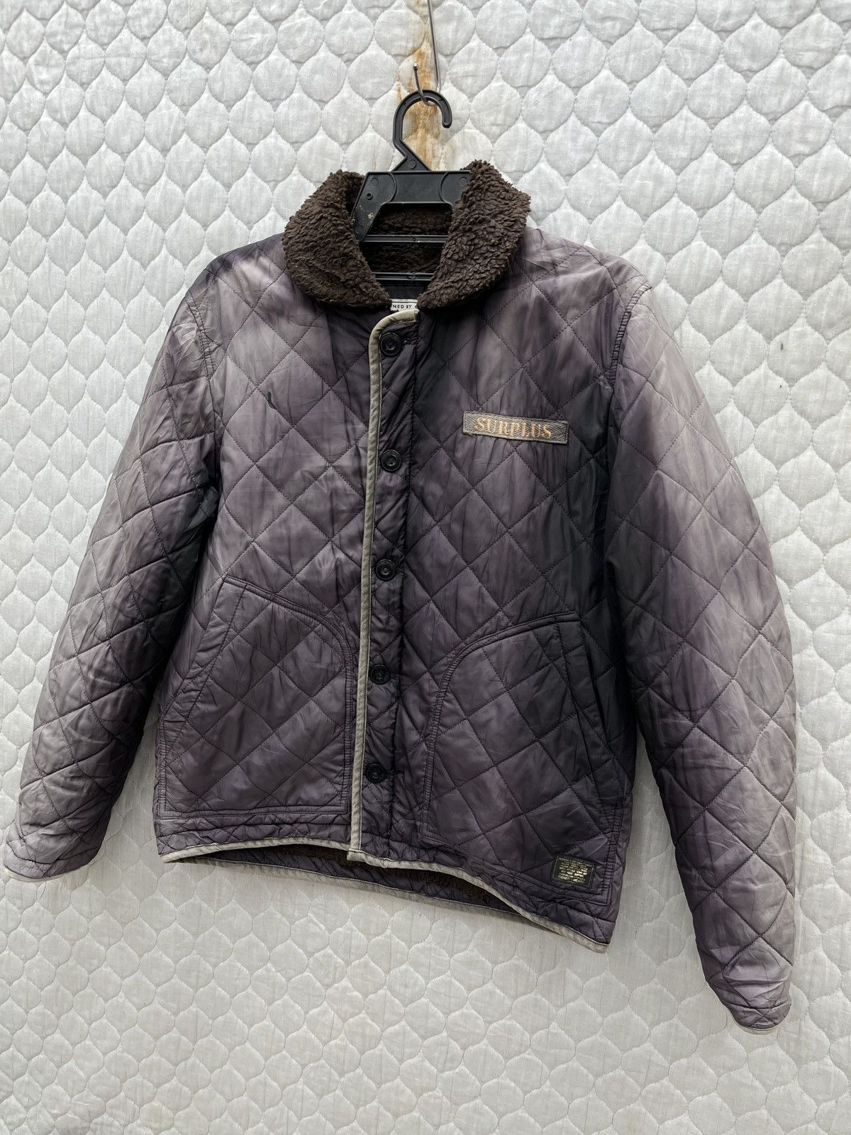 Japanese Brand 🔥🔥🔥ARCHIVE SURPLUS QUILTED SUN FADED JACKET Size US S / EU 44-46 / 1 - 2 Thumbnail