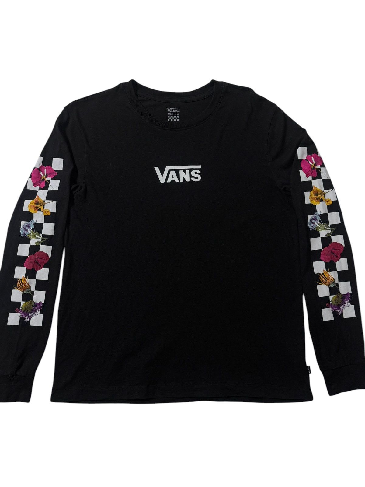 Vans Vans Longsleeve flower spellout Size US M / EU 48-50 / 2 - 2 Thumbnail