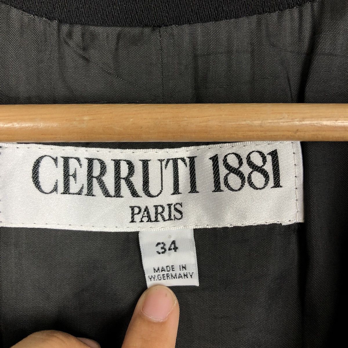 Japanese Brand 🔥Casual Cropped Coats Jacket Cerruti 1881 Paris Size XXS / US 00 / IT 34 - 13 Thumbnail