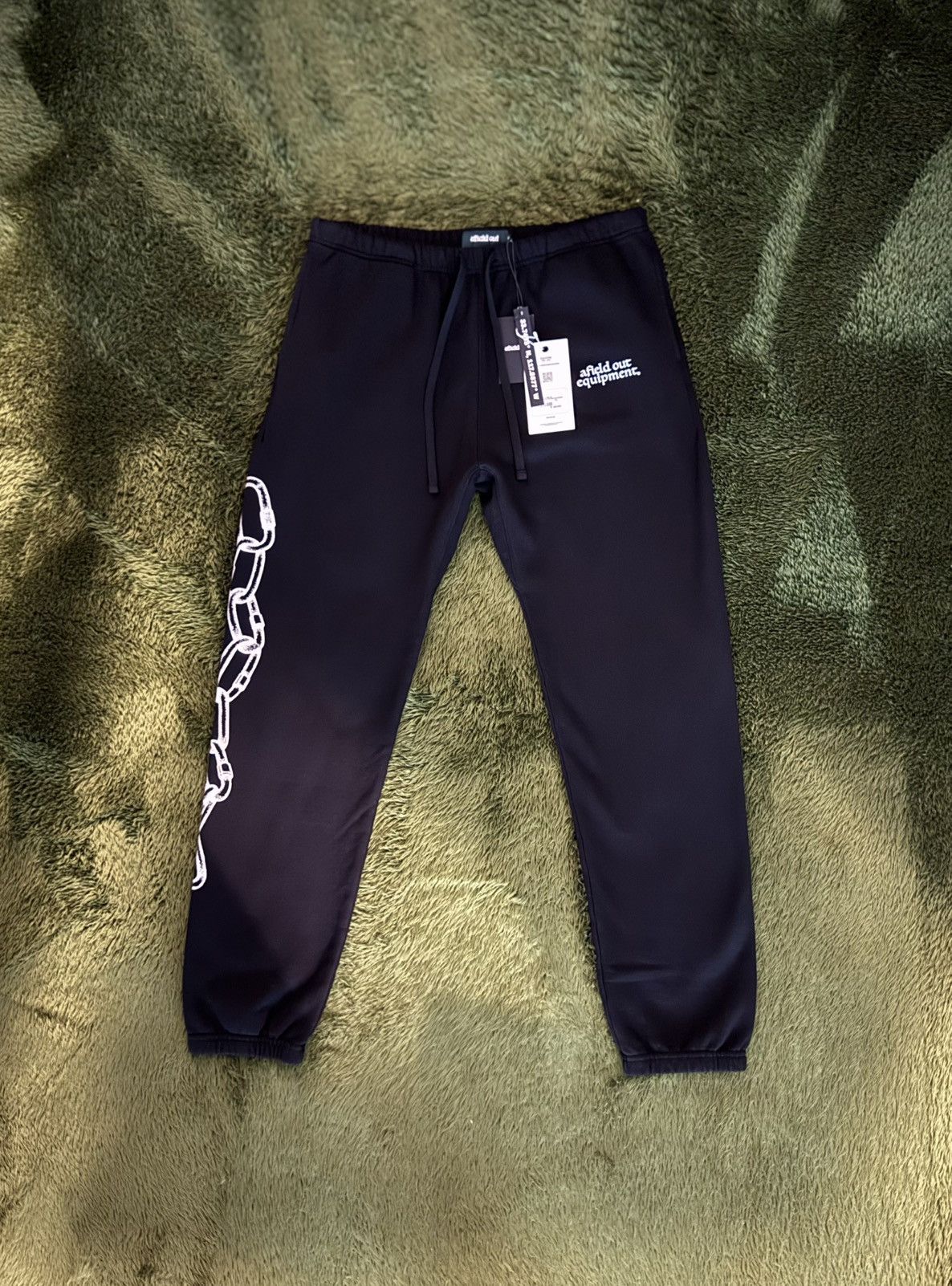 Afield Out [XL] Afield Out Made in USA Sweatpants Black Size US 36 / EU 52 - 1 Thumbnail