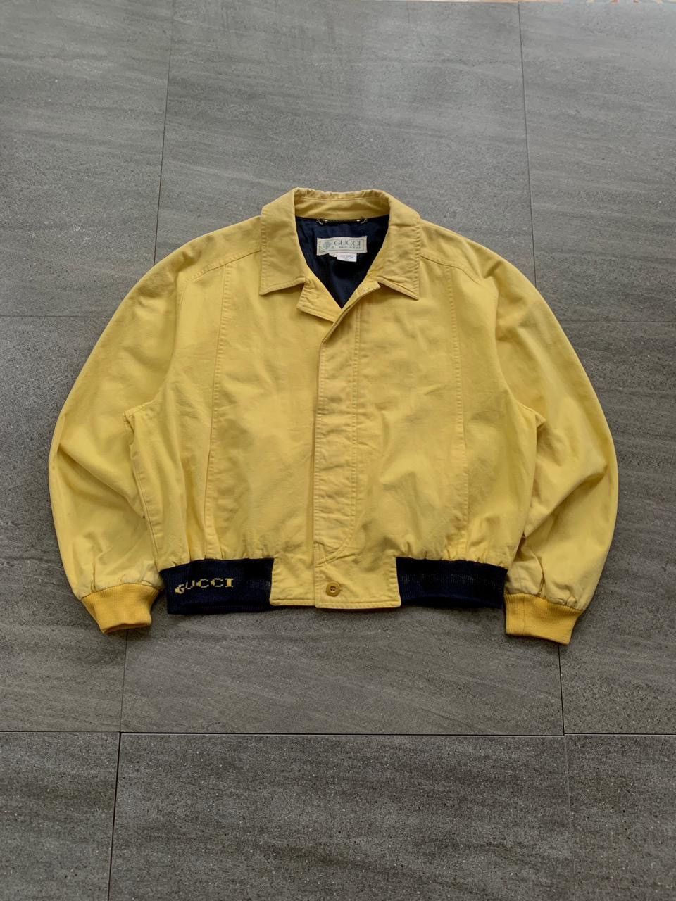 Gucci FREE TAX! 90s Canvas Cropped Work Jacket Size US L / EU 52-54 / 3 - 1 Thumbnail
