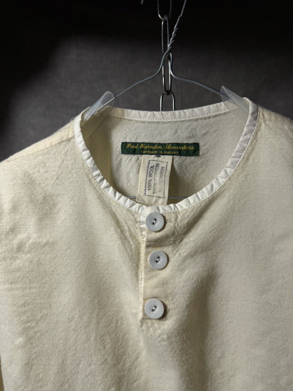 Paul Harnden Shoemakers Paul Harnden Shoemakers Wool Henley Neck Long Sleeve Size US M / EU 48-50 / 2 - 6 Thumbnail
