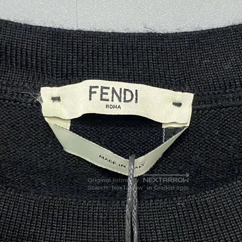 Fendi Fendi Fur Trimmed Sweatshirt Size XS / US 0-2 / IT 36-38 - 5 Thumbnail
