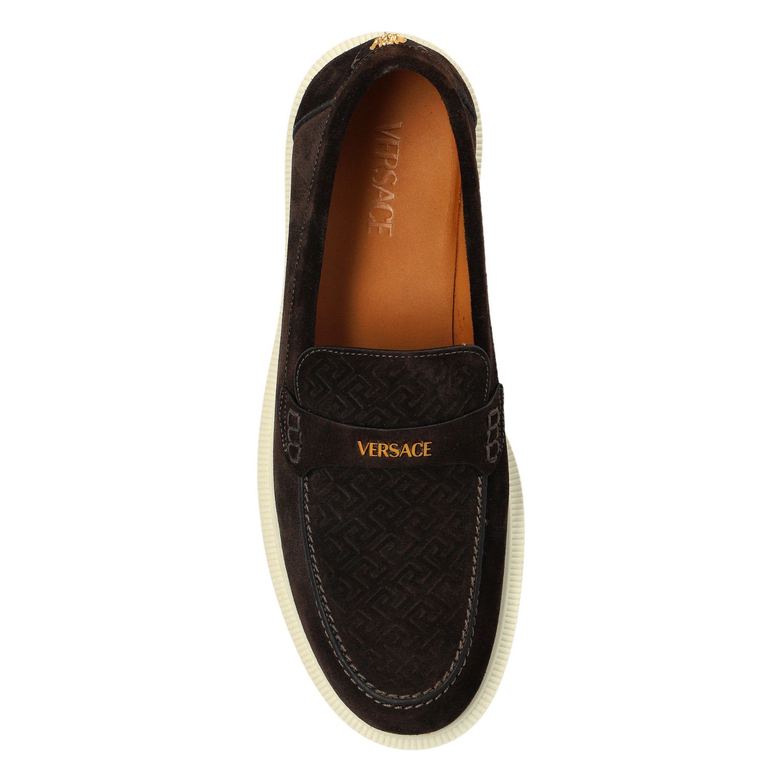 Versace VERSACE Brown Loafers New And Authentic (Men's size:10;) Size US 10 / EU 43 - 5 Thumbnail