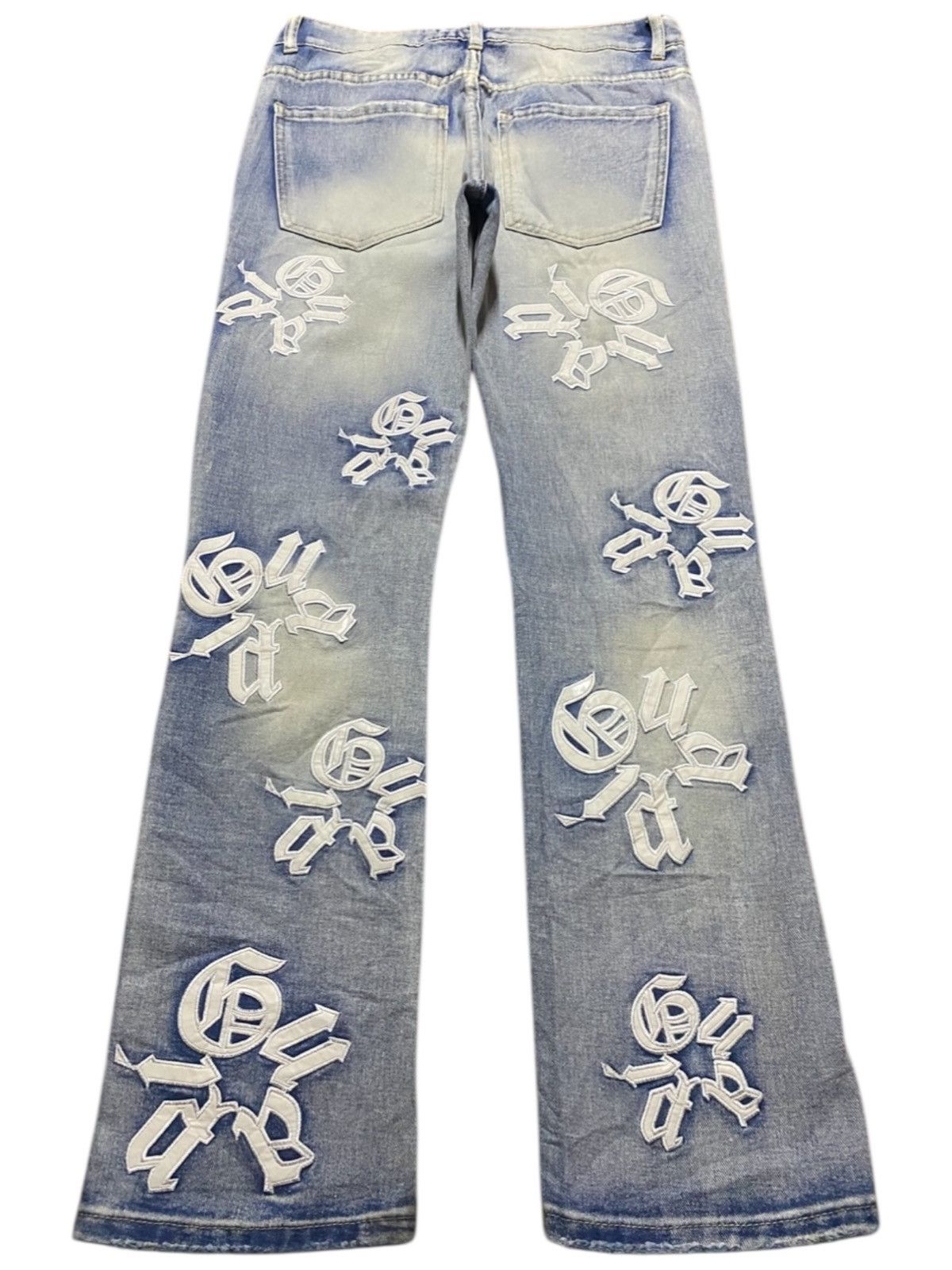 Japanese Brand Crazy Wash Japanese Brand Chrome heart Style Slim Fit Jeans Size US 30 / EU 46 - 2 Thumbnail