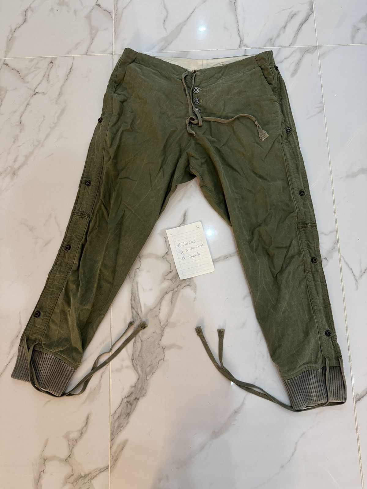 Greg Lauren greg lauren Army Patchwork Trousers Size US 34 / EU 50 - 1 Thumbnail