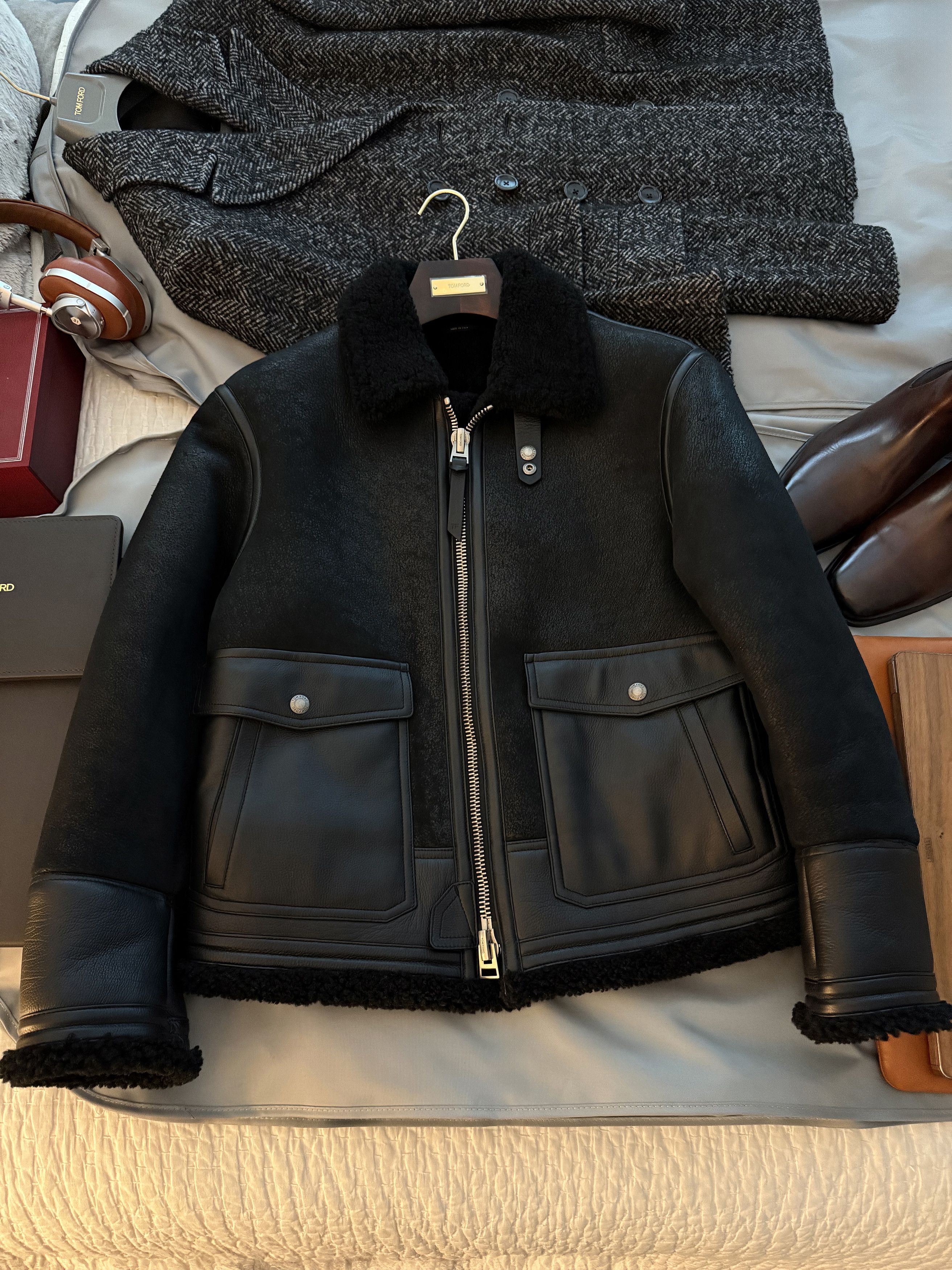 Tom Ford A Menswear Grail: Rare $11K Shearling Tailored To Perfection Size US L / EU 52-54 / 3 - 3 Thumbnail