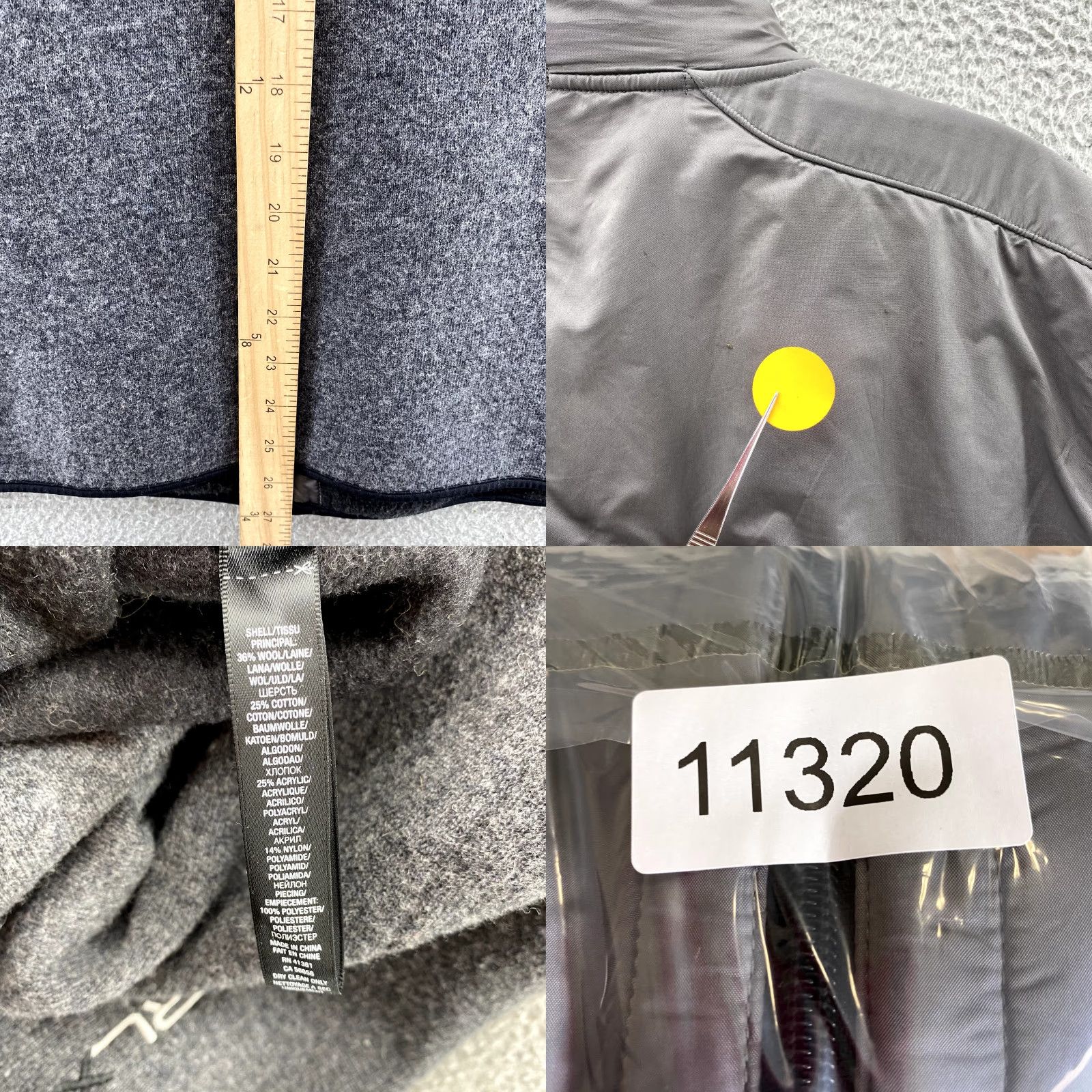 Ralph Lauren Ralph Lauren RLX Wool Blend Jacket Men Large Thumb Hole Athleisure Preppy Travel Size US L / EU 52-54 / 3 - 8 Thumbnail