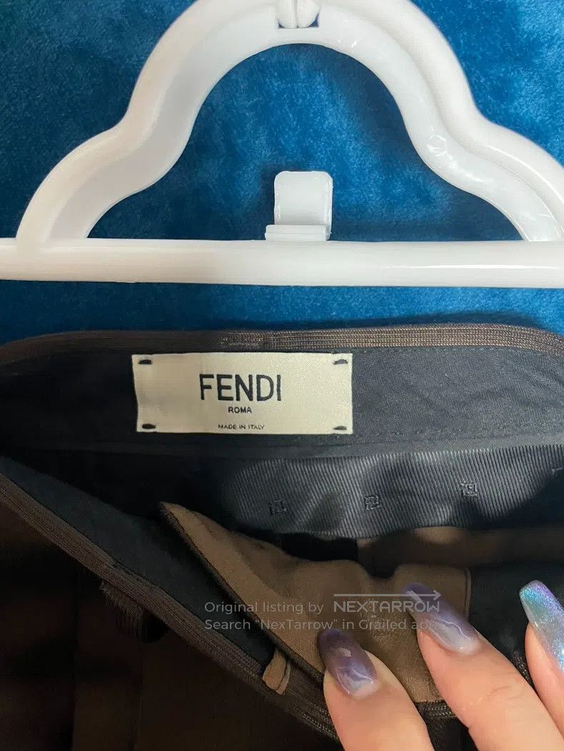 Fendi Fendi Maillard-colored straight-leg trousers, wear them fo Size 26" / US 2 / IT 38 - 3 Thumbnail