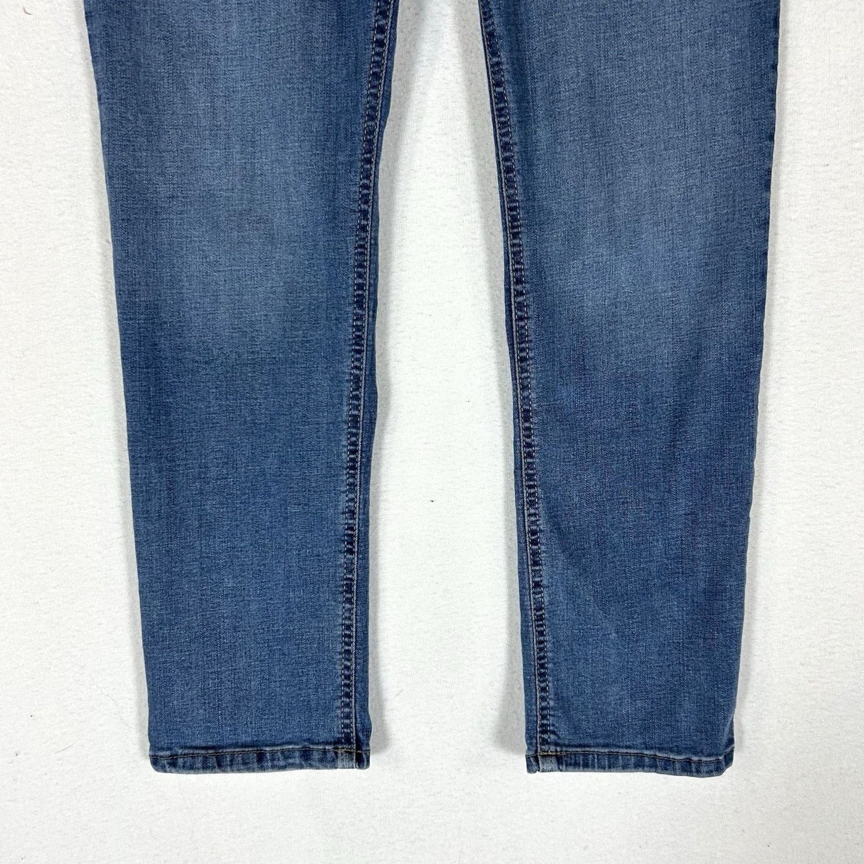 Lee Lee Easy Fit Skinny Jeans Womens 6 Petite Mid Rise Stretch Blue Denim 6P Size 28" / US 6 / IT 42 - 3 Thumbnail