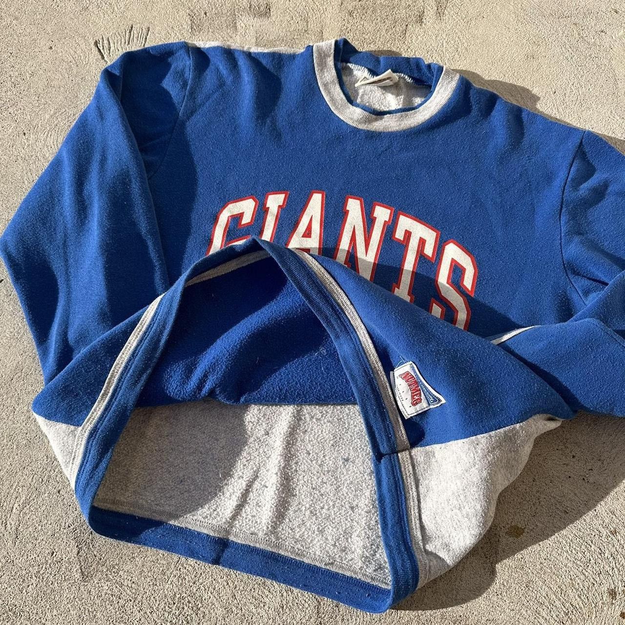Nutmeg Vintage 90s Nutmeg Mills New York Giants crewneck sweatshirt Size US M / EU 48-50 / 2 - 3 Thumbnail