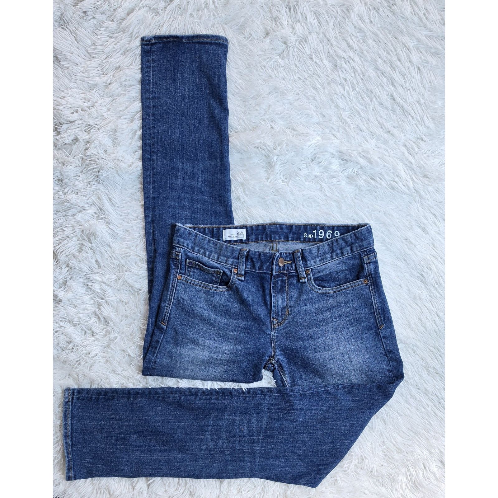 Gap Gap Always Straight Jeans 26 / 2 Short Size 26" / US 2 / IT 38 - 1 Thumbnail