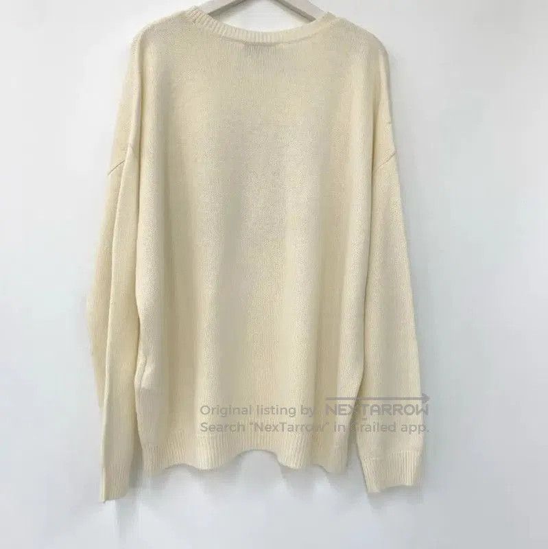 Max Mara MaxMara Elegant Ivory Wool Sweater for Women . Size M / US 6-8 / IT 42-44 - 2 Thumbnail