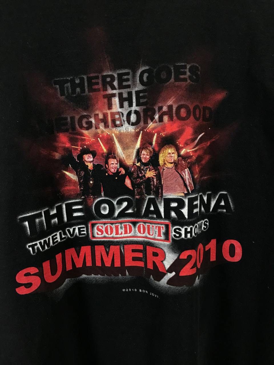Bon Jovi Bon Jovi 2010 vintage rock band tour tee Size US XXL / EU 58 / 5 - 4 Thumbnail