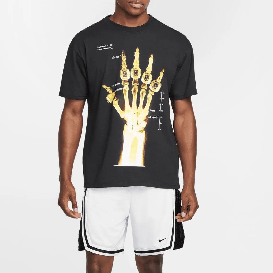 Nike 2024 NIKE KOBE X-RAY “BROKEN NOT BEATEN” BLACK T-SHIRT (XXL) Size US XXL / EU 58 / 5 - 8 Thumbnail