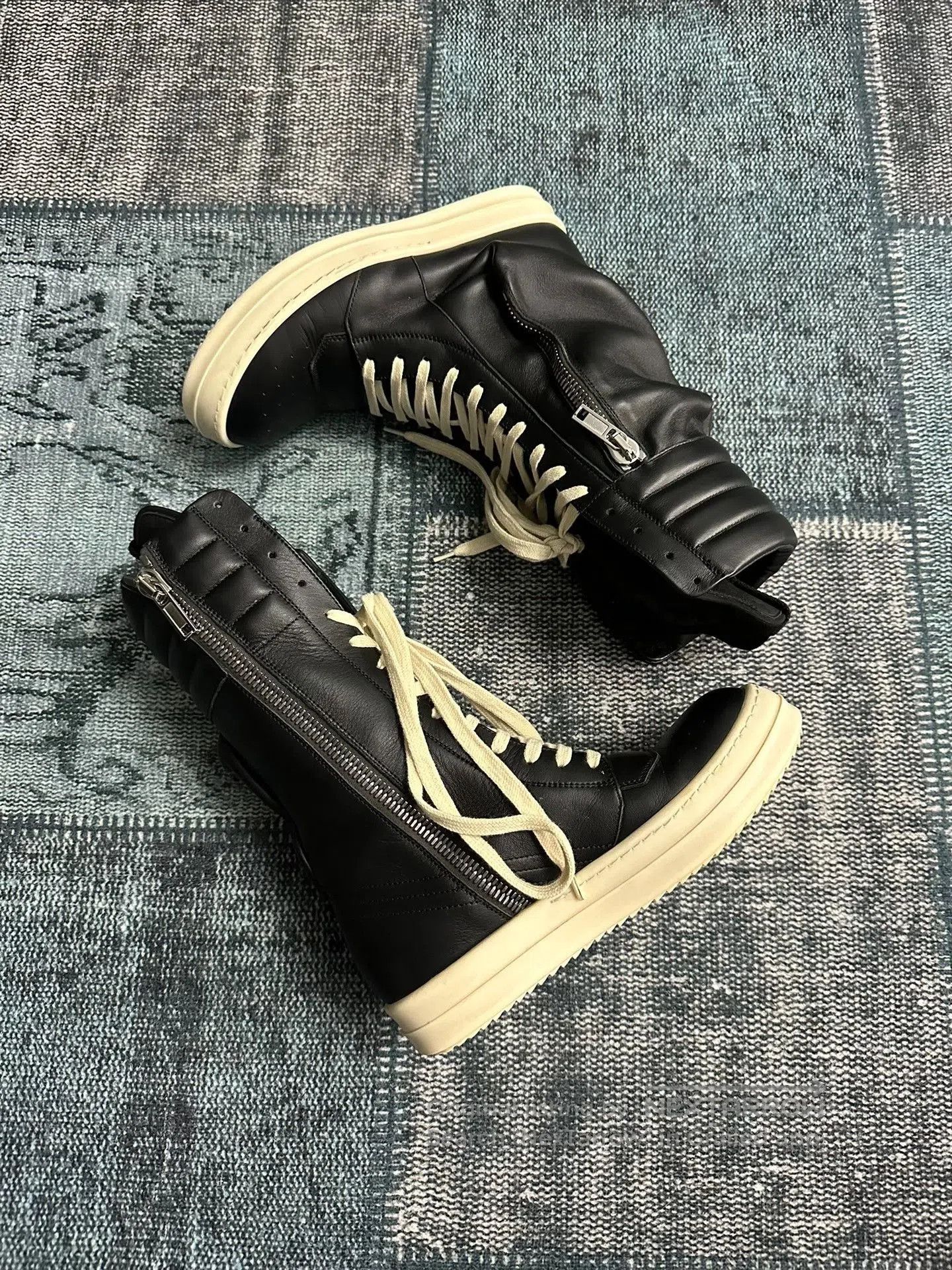 Rick Owens Rick Owens Cargo High-Top Boots. Size US 5 / IT 35 - 1 Thumbnail