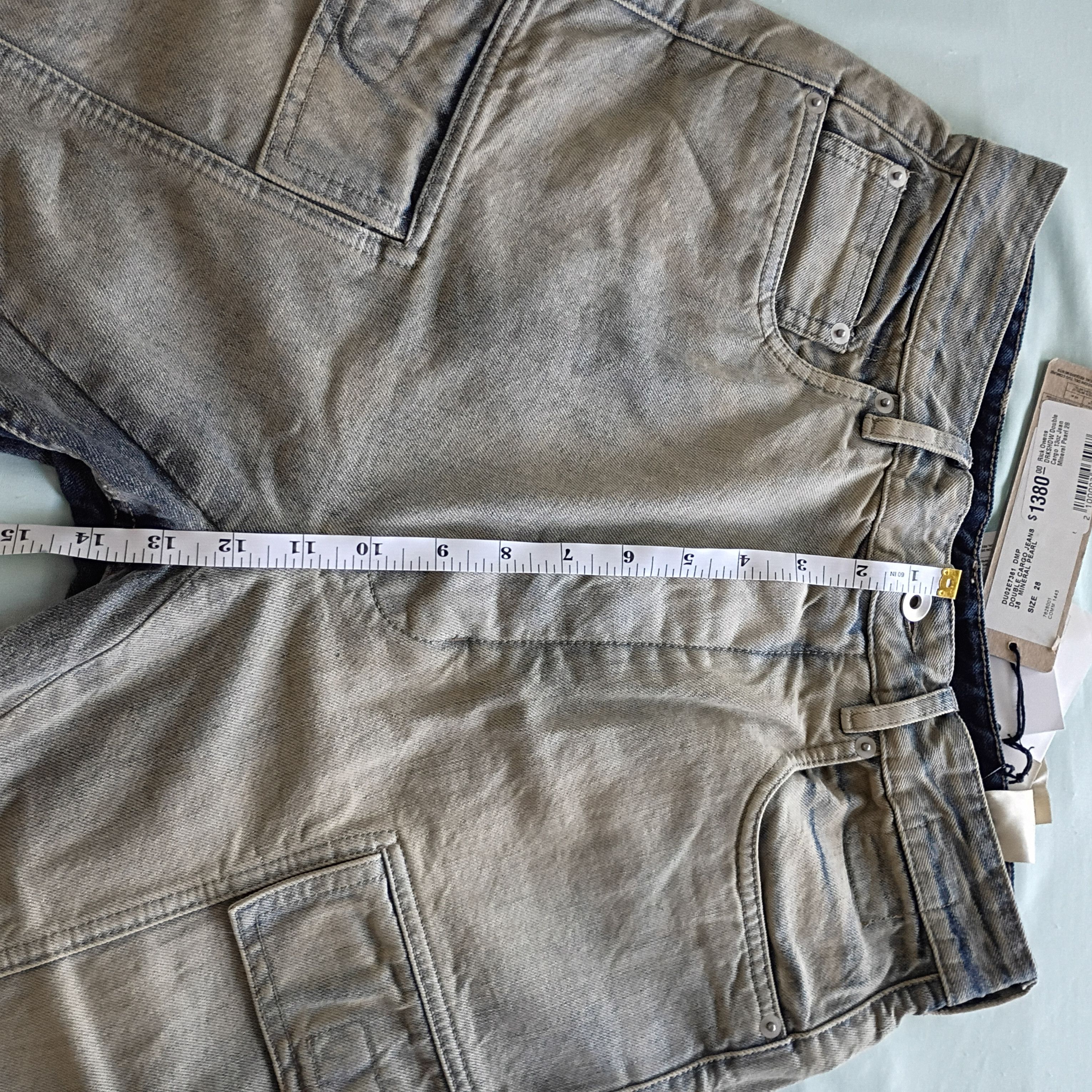 Rick Owens Drkshdw Rick Owens DRKSHDW Double Cargo Denim Size US 28 / EU 44 - 7 Thumbnail