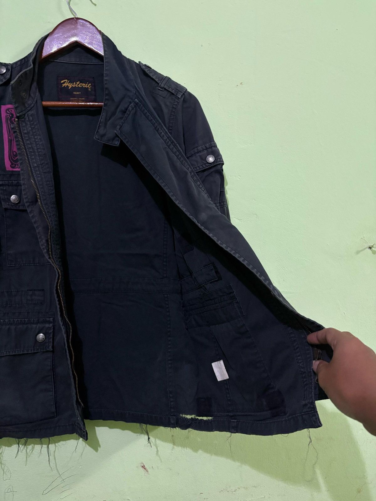 Hysteric Glamour VTG Hysteric Glamour Jacket too Fucked To Dunk skeleton Size US S / EU 44-46 / 1 - 5 Thumbnail