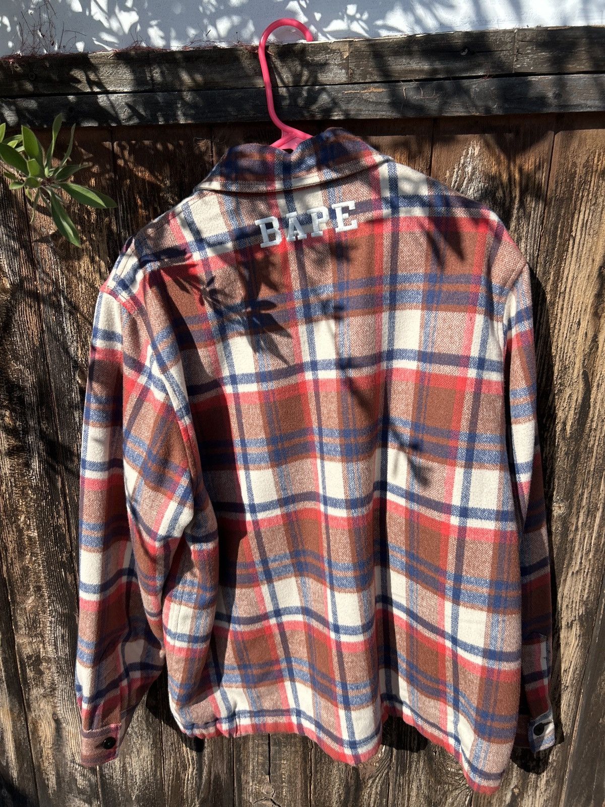 Bape BAPE button up flannel Size US XL / EU 56 / 4 - 2 Thumbnail