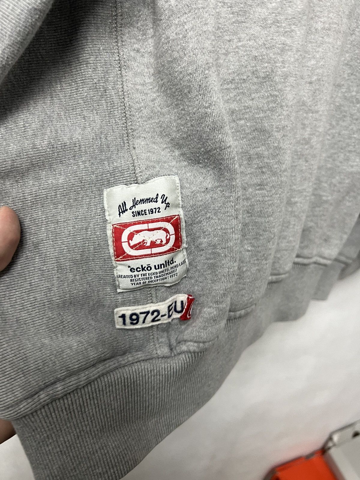 Ecko Unltd. Vintage Ecko Hoodie Distressed Big Logo Fit Size US M / EU 48-50 / 2 - 11 Thumbnail