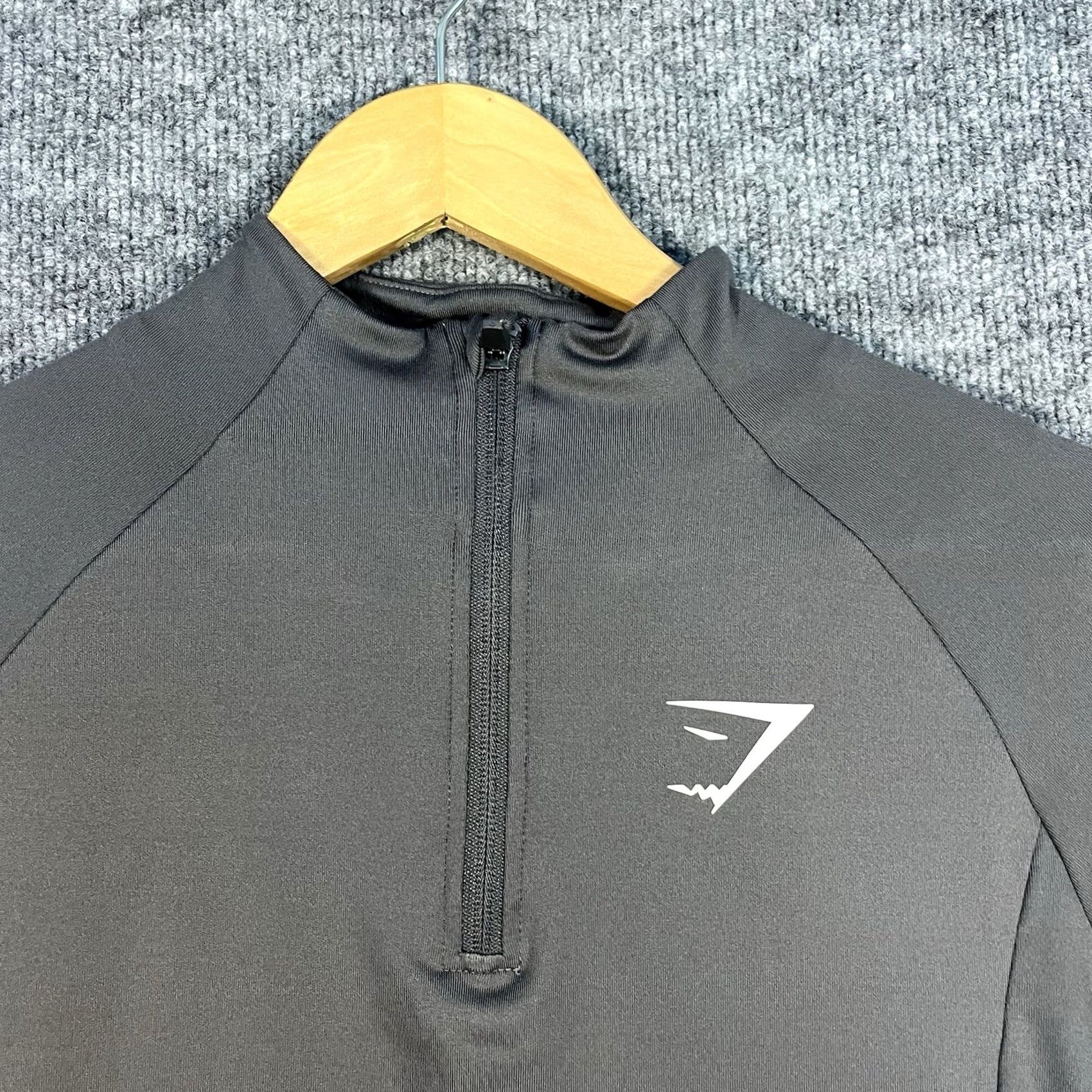Gymshark GymShark Quarter Zip Pullover Long Sleeve Shirt Large Mens Lifting Run Training Shirt Size US L / EU 52-54 / 3 - 2 Thumbnail