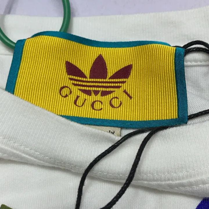 Gucci Gucci GUCCI x adidas Originals Colorful Logo T-Shirt -2506 Size US M / EU 48-50 / 2 - 3 Thumbnail