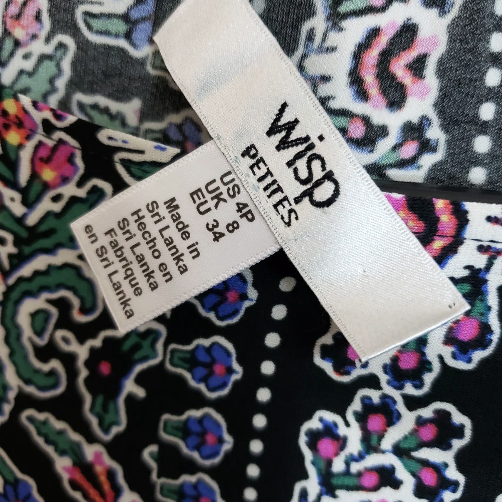 Pinko Wisp Dress 4P Black Pink 3/4 Sleeve Shift Womens Short Vintage No (adjust to rules) Size S / US 4 / IT 40 - 6 Thumbnail