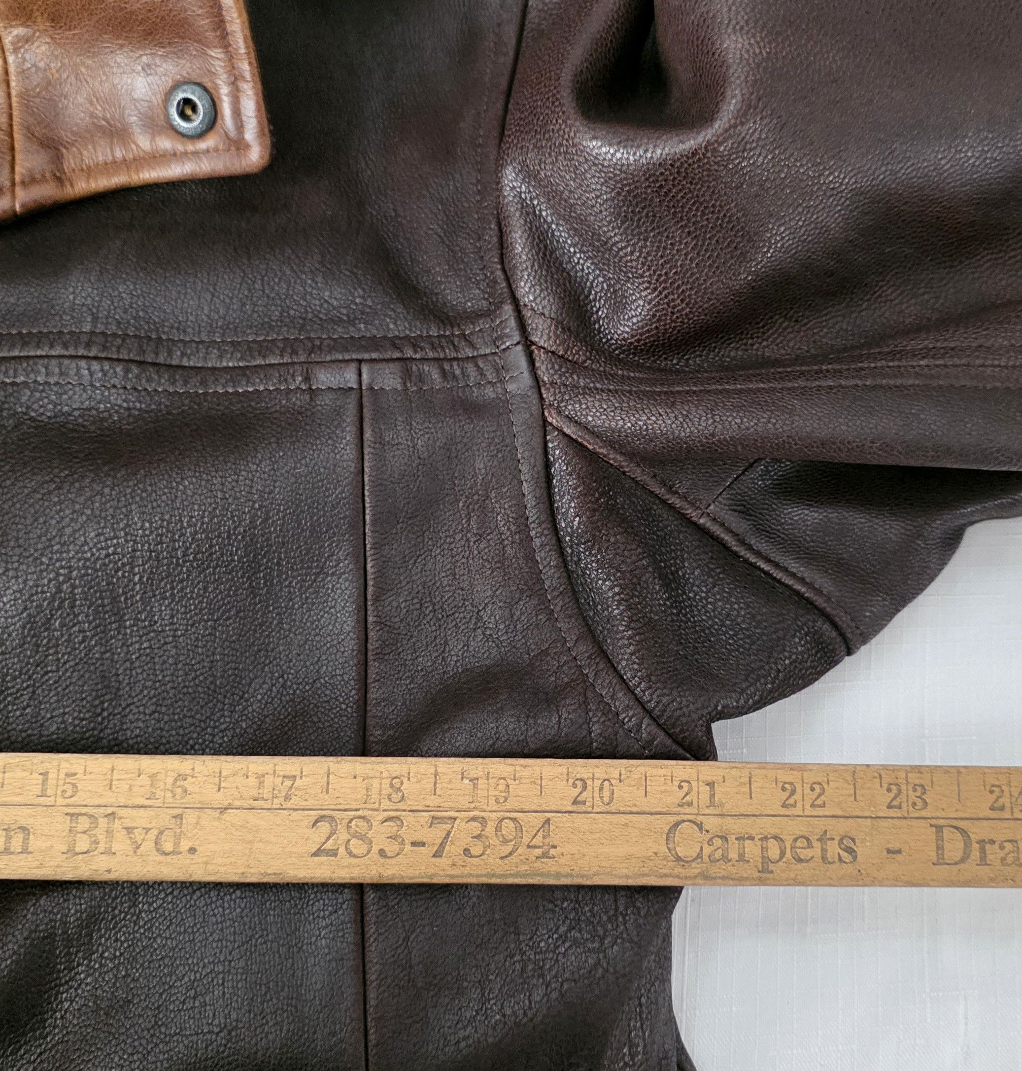 Other Lone Pine American Made Leather Jacket Aspen Mens sz 40 Size US L / EU 52-54 / 3 - 13 Thumbnail