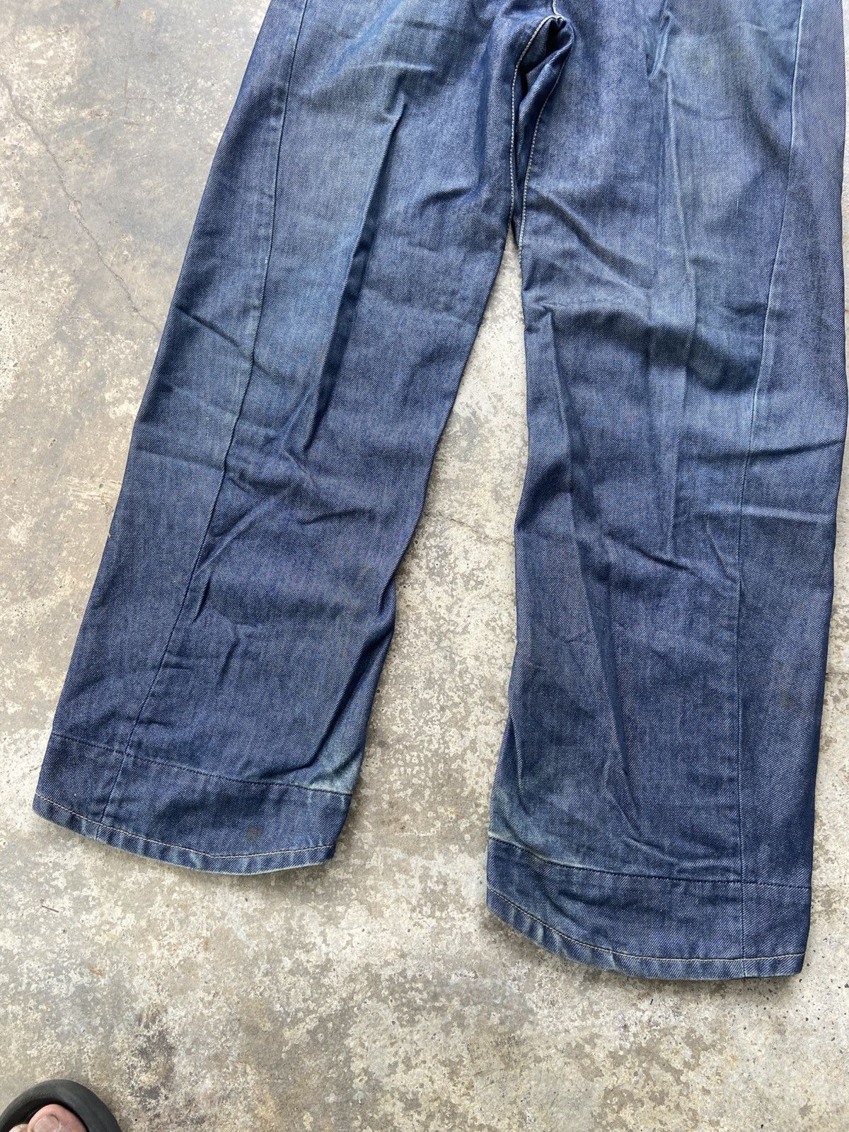 Engineered Garments × Levi's Vintage Y2K Levis Engineered Buckle T Back Baggy Denim Pants Size US 32 / EU 48 - 3 Thumbnail