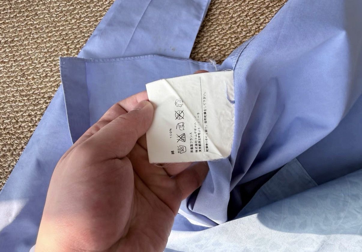 Comme des Garcons COMME des GARÇONS Gradient Blue Jacquard Panel Shirt K23 Size US S / EU 44-46 / 1 - 8 Thumbnail