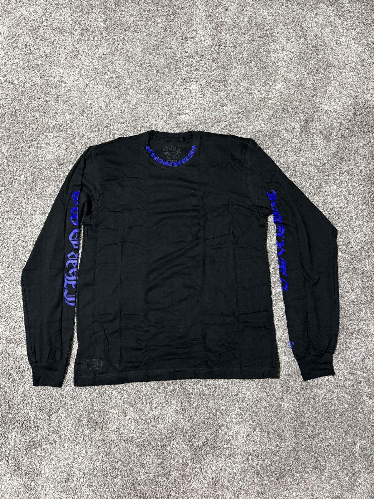 Chrome Hearts Chrome Hearts Long Sleeve Neck Logo Tee Size US L / EU 52-54 / 3 - 2 Thumbnail