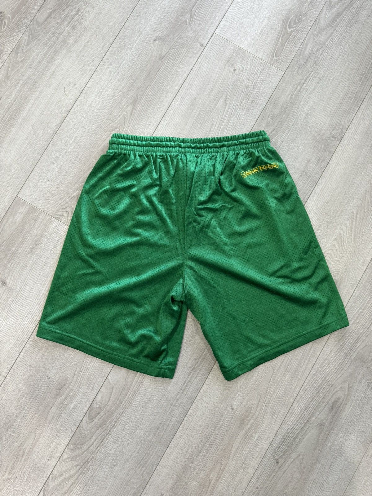 Chrome Hearts CHROME HEARTS MESH JERSEY SHORTS GREEN | Grailed