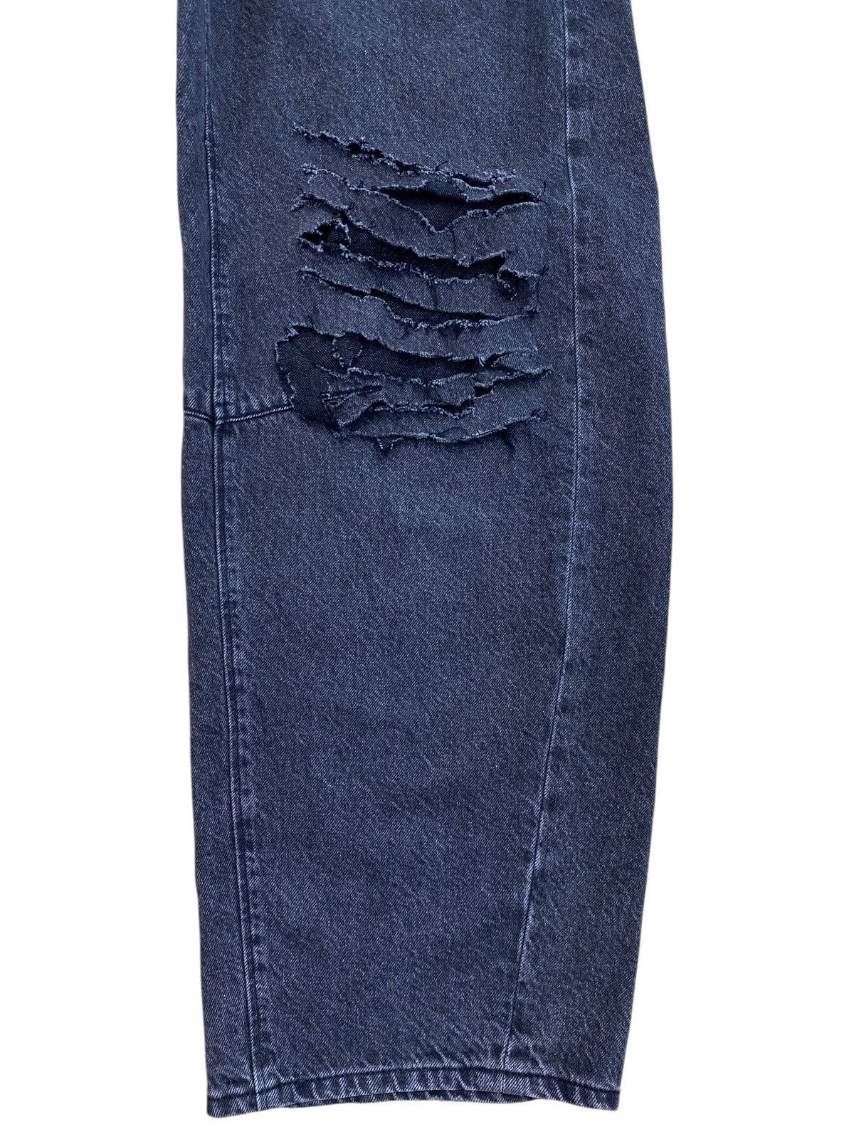 GU GU Baggy Black Wash Style Ripped Jeans Size US 28 / EU 44 - 7 Thumbnail